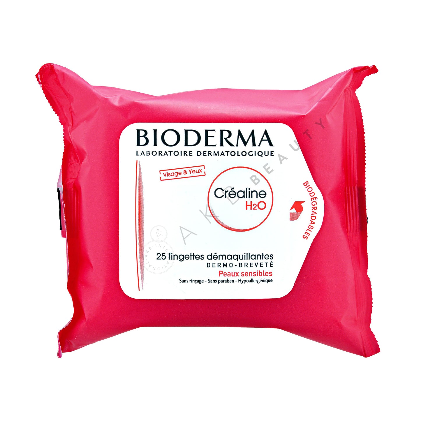 Créaline H2O Dermatological Wipes (For Sensitive Skin)