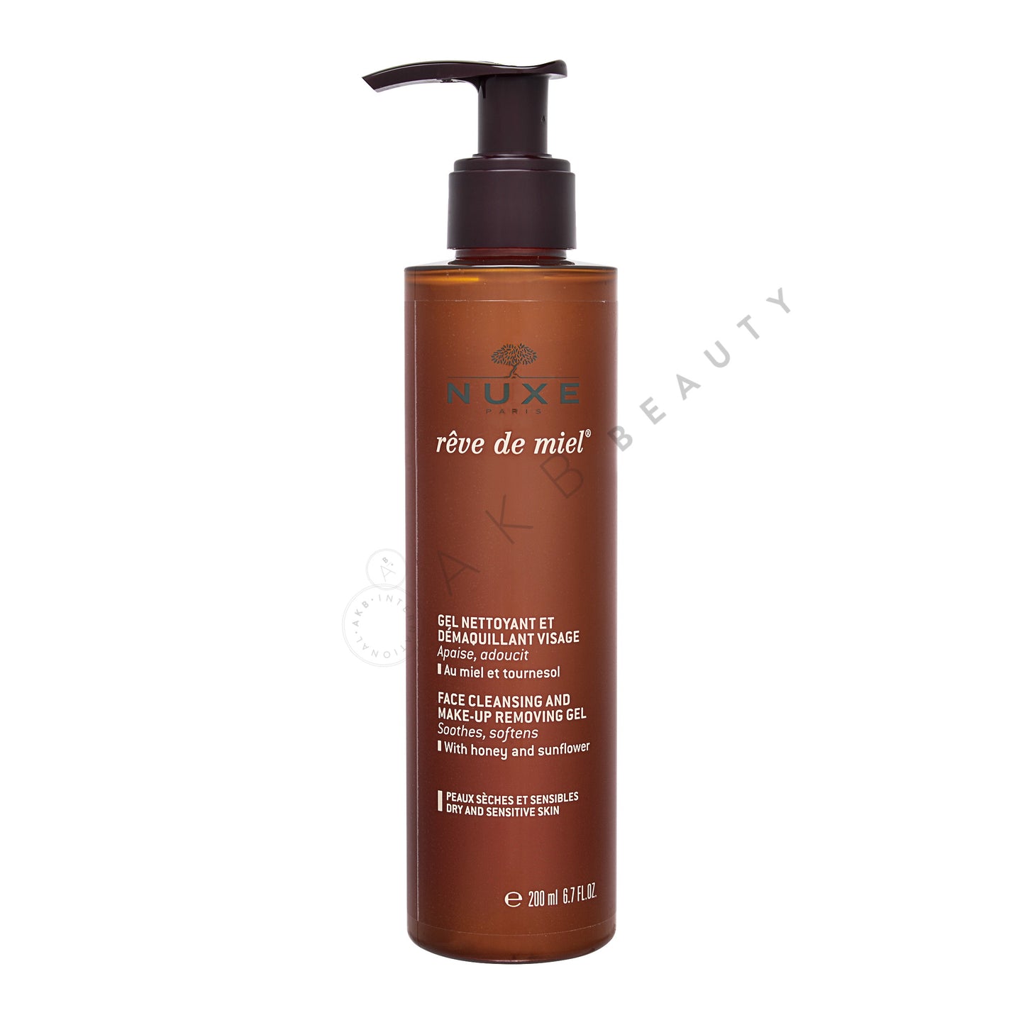 Rêve de Miel Face Cleansing and Make-up Removing Gel (Dry and Sensitive Skin)