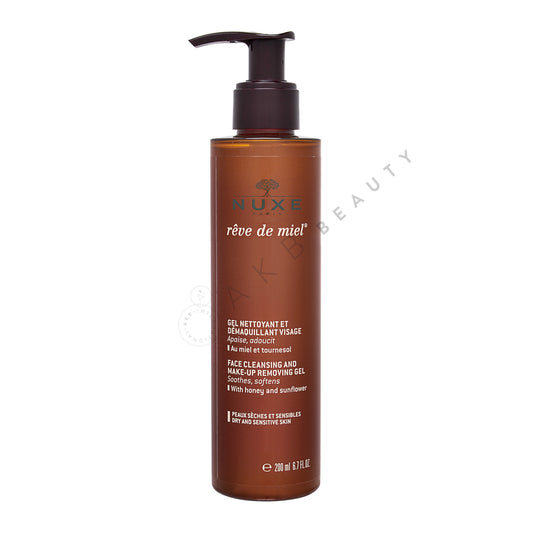 Rêve de Miel Face Cleansing and Make-up Removing Gel (Dry and Sensitive Skin)