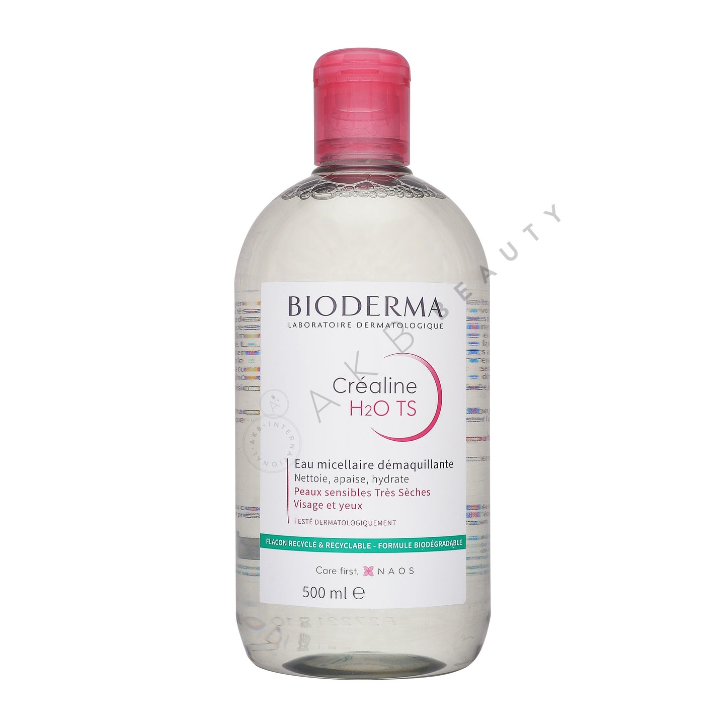 Créaline H2O Ultra-Mild Non-Rinse Cleanser for Face & Eyes (Very Dry Sensitive Skin)