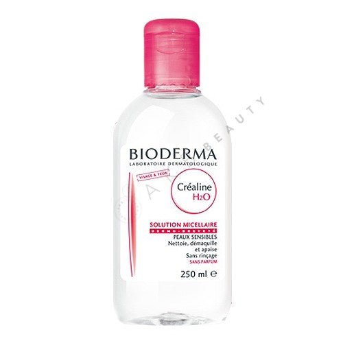 Créaline H2O Ultra-Mild Non-Rinse Cleanser for Face & Eyes (Normal to Sensitive Skin)